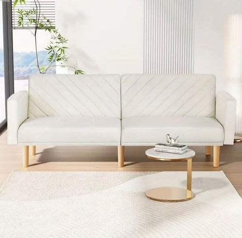 Contemporary Light Grey Sofa – Minimalist Elegance