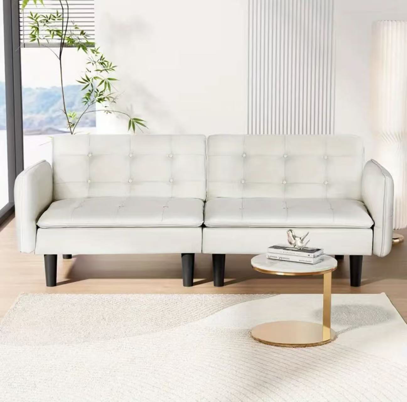 Modern Light Grey Sofa – Minimalist Design