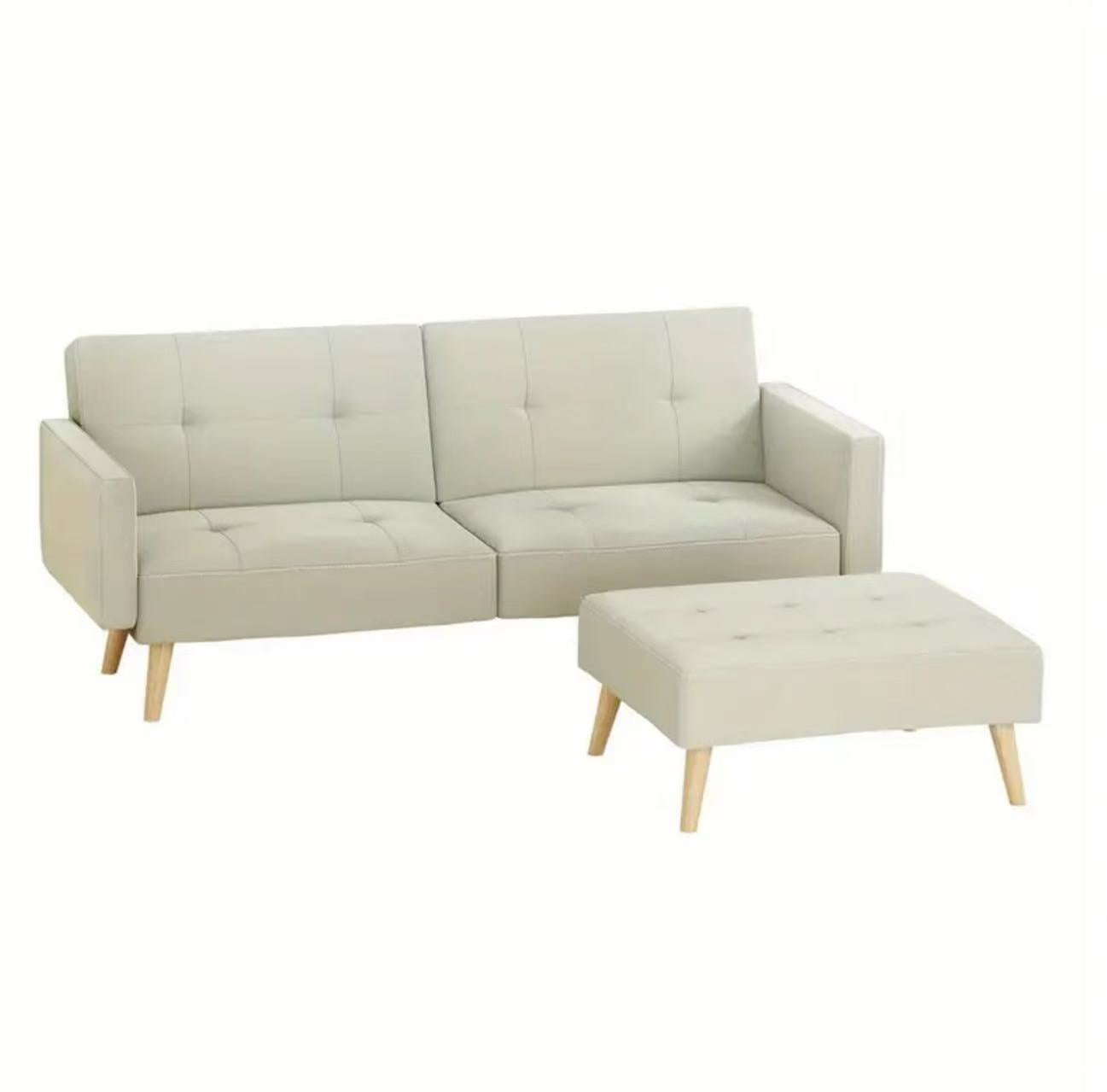 Modern Sectional Sofa with Chaise – Light Grey