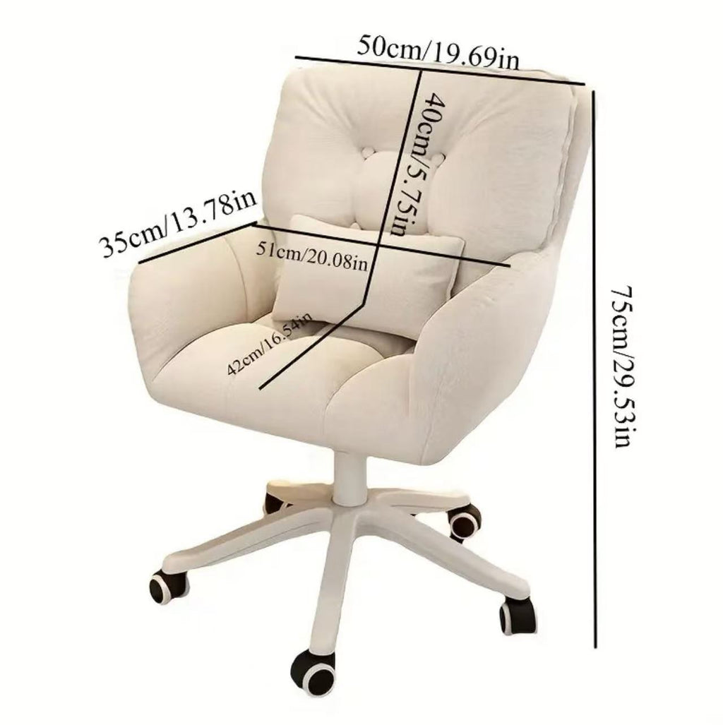 Ergonomic Swivel Office Chair – Multi-Color Options