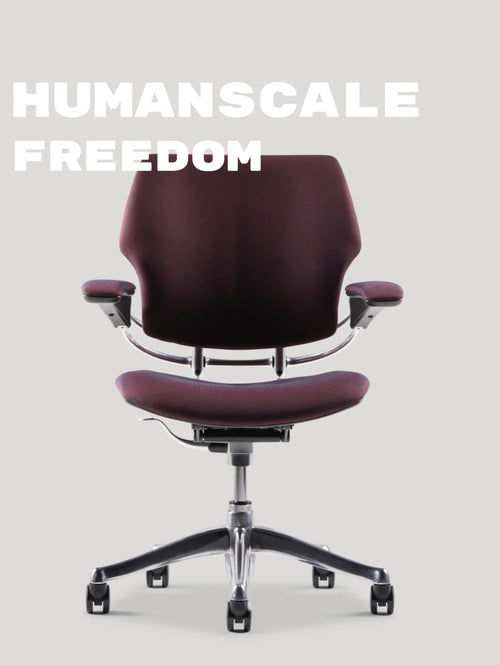 Humanscale Freedom Chair – Ergonomic Reclining Task Chair with Headrest