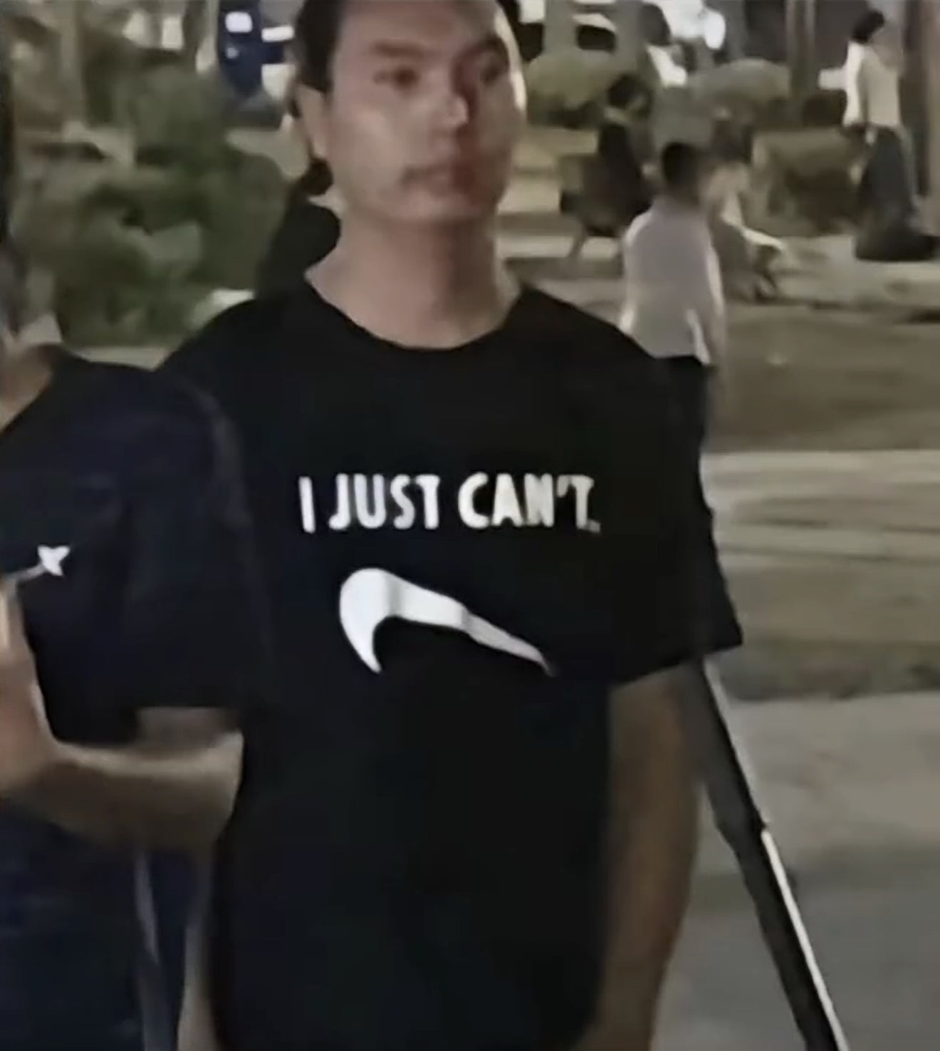 I JUST CAN’T. NIKE PARODY TEE