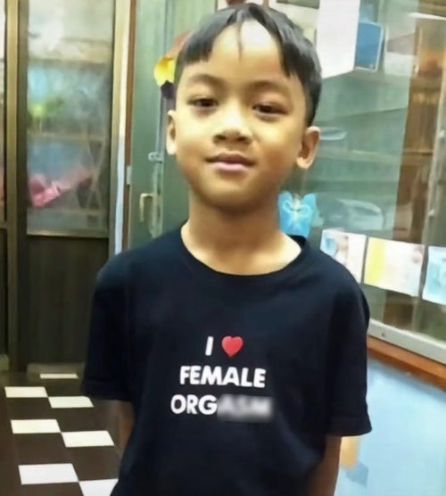 I ❤️ FEMALE ORG%ASM TEE